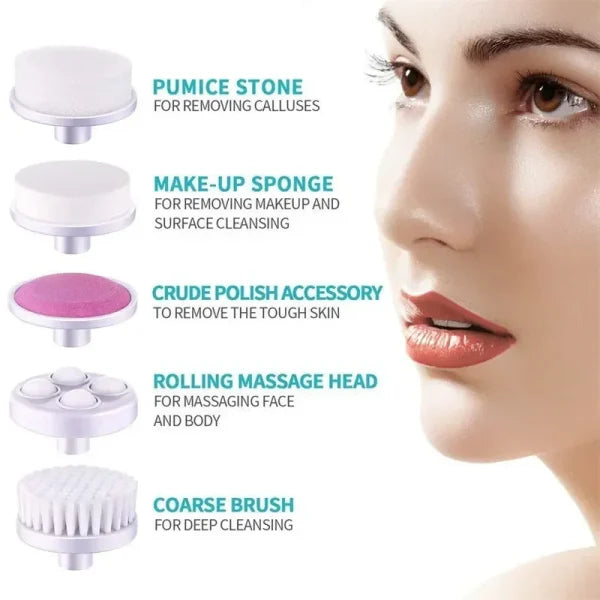 Facial Electric Cleanser And Massager, Face Massager Machine, Skin Electric Cleanser,