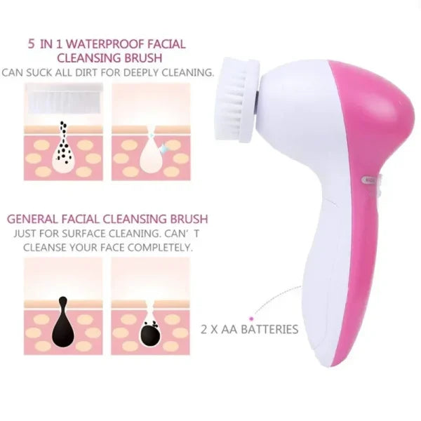 Facial Electric Cleanser And Massager, Face Massager Machine, Skin Electric Cleanser,